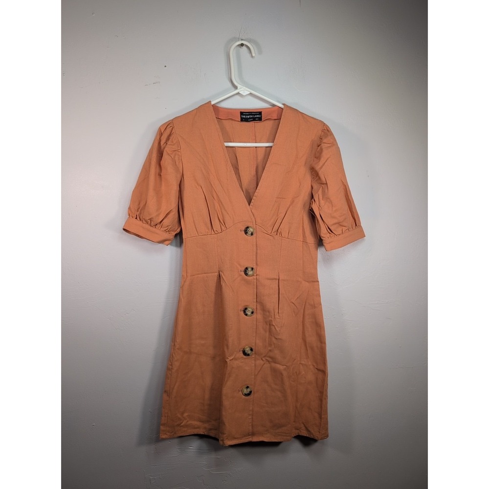 THE FIFTH LABEL Women's Burnt Orange Mini short dress Size 4